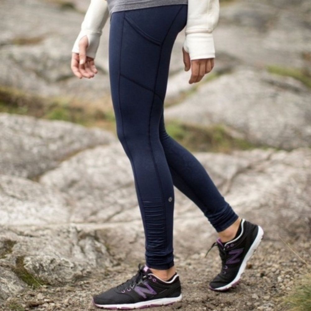 Lululemon Speed Tight Leggings Midrise Ruched Size 6